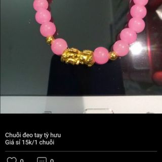 Chuỗi vòng tay phong thủy tỳ hưu mẫu mới nhiều màu