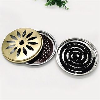 Hộp đựng nhang muỗi bằng thép không rỉ có nắp