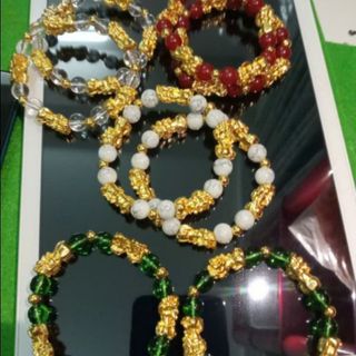 Chuỗi đeo tay 5 tỳ hưu mẫu mới nhiều màu vòng tay