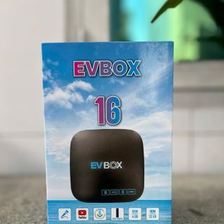 Android Tivi Box EVBOX PRO 16 PRO chuẩn 8K có ĐK giọng nói (Ram 4G/Rom 32Gb)
