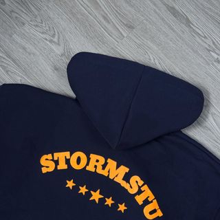 Áo Khoác Nỉ PE Xuất Khẩu Túi Trong In Nổi Stormstu - Đột Phá, Unisex