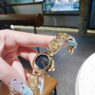 XẢ KHO ĐỒNG HỒ NỮ THỜI TRANG BUBBERI DÂY VÀNG LOGO