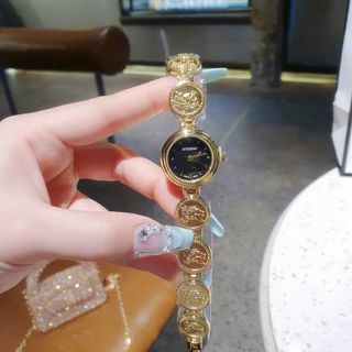 XẢ KHO ĐỒNG HỒ NỮ THỜI TRANG BUBBERI DÂY VÀNG LOGO