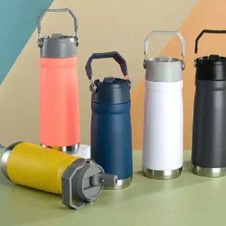 BÌNH GIỮ NHIỆT QUAI XÁCH 600ML INOX 304