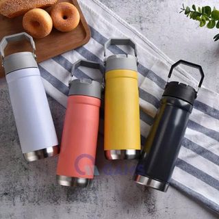 BÌNH GIỮ NHIỆT QUAI XÁCH 600ML INOX 304
