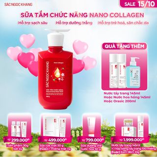 Sữa Tắm Nano Collagen [Chai 500g] TẶNG 1 TRONG 2 QUÀ