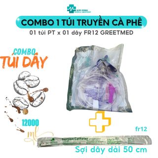 Túi cho ăn y tế, túi thải độc đại tràng Greetmed