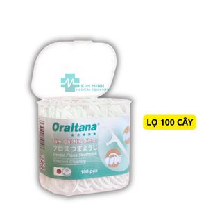 Tăm chỉ nha khoa Tanaphar hộp 100 chiếc