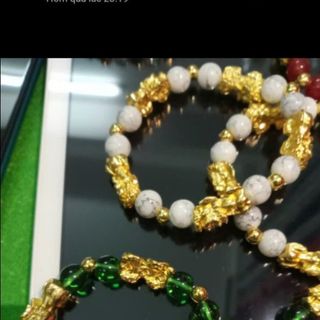 Vòng chuỗi 5 con tỳ hưu mẫu đẹp y như hình có nhiều màu nha