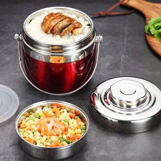 CÀ MEN, HỘP CƠM GIỮ NHIỆT INOX 304 SIZE 1,3L