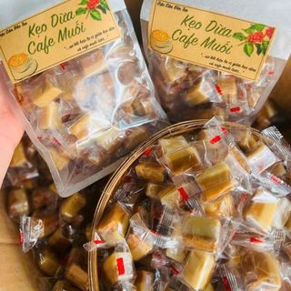 KẸO DỪA SÁP CÀ PHÊ MUỐI, VỊ NGON MỚI 500G - WINNIE HOUSE