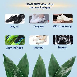 Xịt khử mùi hôi giày/chân tận gốc Lean Shoe thành phần Trà Xanh và Xô Thơm