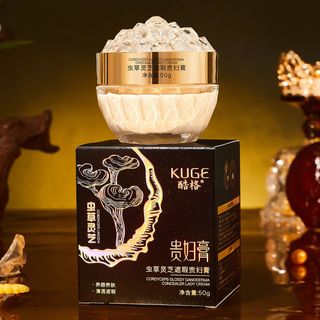 Kem dưỡng da KUGE Đông Trùng Linh Chi Nắp Kim Cương 50g – Dưỡng trắng, chống lão hóa, tái tạo và làm săn chắc da