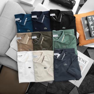 Áo thun polo nam. chất vải pique cotton cao cấp 100%   Logo cá thêu đẹp mắt