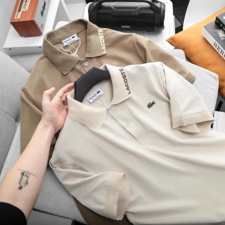 Áo thun polo nam. chất vải pique cotton cao cấp 100% Logo cá thêu đẹp mắt