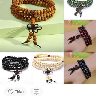 Vòng đeo tay phong thủy 3 tầng mẫu đẹp có 5 màu nha siêu xinh