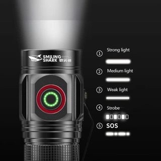 ĐÈN PIN MINI SIÊU SÁNG KIM LOẠI 5 CHẾ ĐỘ BXS33