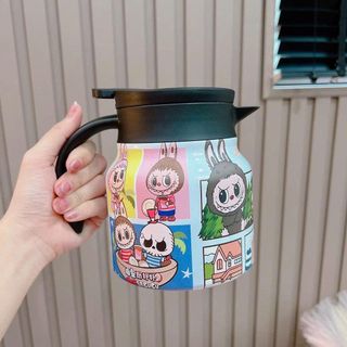 ẤM PHA TRÀ INOX LABUBU 1000ML