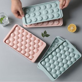 KHUÔN LÀM ĐÁ TRÒN 33 VIÊN, KHUÔN ĐÁ VIÊN VIỆT NHẬT 6978 - KHAY ĐÁ GIÁ SỈ