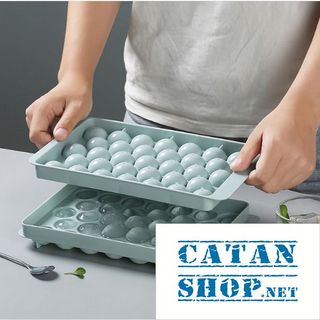KHUÔN LÀM ĐÁ TRÒN 33 VIÊN, KHUÔN ĐÁ VIÊN VIỆT NHẬT 6978 - KHAY ĐÁ GIÁ SỈ