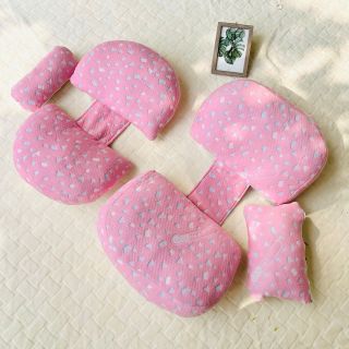 Gối Bà Bầu Cánh Tiên Sợi Tre Organic Cao Cấp Boona kèm gối phụ