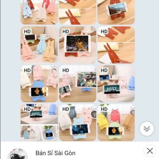 Đế điện thoại gỗ nhiều mẫu mix đế kê điện thoại