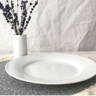 SET 10 ĐĨA SỨ TRẮNG LOẠI SÂU SIZE 6