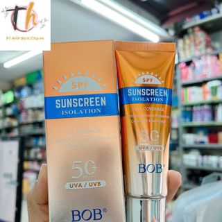 Kem Chống Nắng BoB,Che Khuyết Điểm SPF 50 PA+++ 40g,Hàng Nội Địa Trung