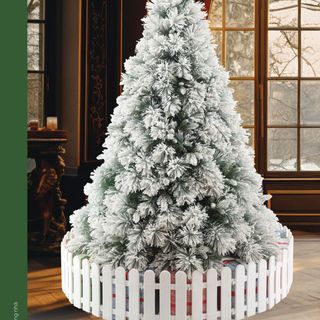 Cây thông noel tán dày đủ size 1m2-4m5-12m3 TẶNG kèm sợi kim tuyến + ngôi sao + đế giấy trang trí