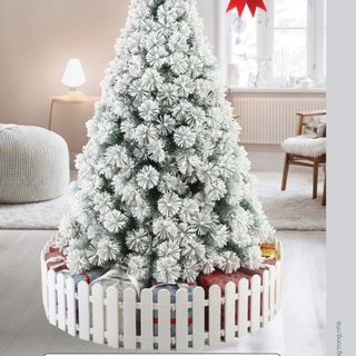Cây thông noel tán dày đủ size 1m2-4m5-12m3 TẶNG kèm sợi kim tuyến + ngôi sao + đế giấy trang trí