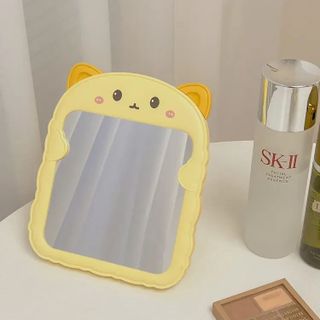 GƯƠNG TRANG ĐIỂM, GƯƠNG DECOR ĐỂ BÀN HOẠ TIẾT HÌNH GẤU NHIỀU MÀU ĐÁNG YÊU, DỄ THƯƠNG - GƯƠNG CON GẤU GIÁ SỈ