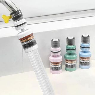 BỘ ĐẦU LỌC VÒI NƯỚC CARBON 6 LỚP ĐA NĂNG XOAY 360° KÍCH THƯỚC 3X12CM - ĐẦU VÒI LỌC NƯỚC CARBON 6 LỚP 360° GIÁ SỈ