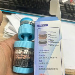 BỘ ĐẦU LỌC VÒI NƯỚC CARBON 6 LỚP ĐA NĂNG XOAY 360° KÍCH THƯỚC 3X12CM - ĐẦU VÒI LỌC NƯỚC CARBON 6 LỚP 360° GIÁ SỈ