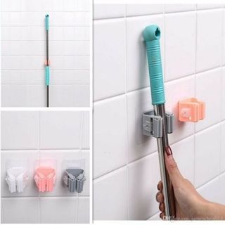 MÓC TREO CHỔI, CÂY LAU DÁN TƯỜNG ĐA NĂNG - MÓC TREO CHỔI GIÁ SỈ