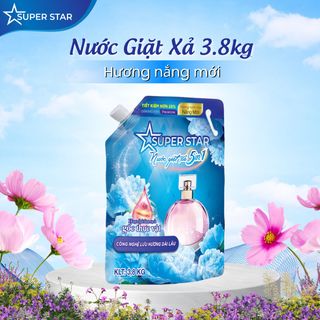 Nước Giặt Xả Túi Cao Cấp 5in1 SUPER STAR - 3,8kg