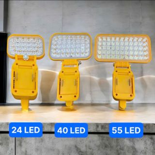 Đèn led 24 led, 40 led, 55 led giá chưa có pin