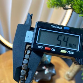 Vòng tay trầm hương Kì Hải Nam chìm nước hạt xúc xắc 5-6mm đen dầu thơm mạnh 031