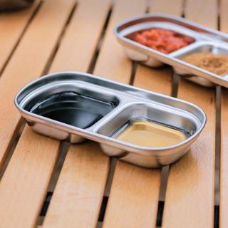 CHÉN ĐỰNG NƯỚC CHẤM INOX 2 NGĂN