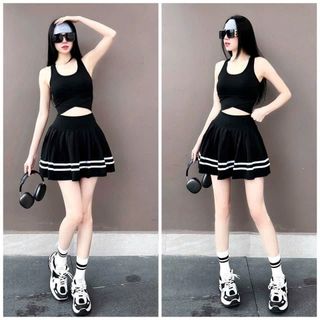 Váy viền nữ vải chính phẩm