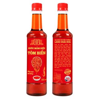 [TẶNG 1 NƯỚC TƯƠNG 125ML] Thùng 6 chai 3 THAN 3 TÔM BIỂN Nước Mắm Nhỉ Làng Chài Xưa Chai Nhựa 525ml