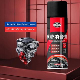 Bình xịt LUJIESHI 300ml là sản phẩm chuyên dụng phục hồi, bảo vệ các loại dây curoa, dây đai cao su