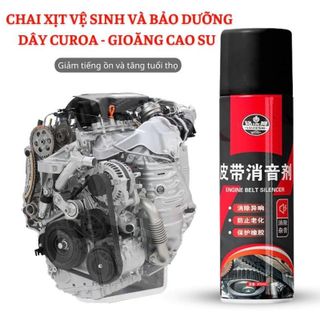Bình xịt LUJIESHI 300ml là sản phẩm chuyên dụng phục hồi, bảo vệ các loại dây curoa, dây đai cao su