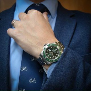 ĐỒNG HỒ NAM SIÊU CẤP RÔLET SUBMARINER MÀU BẠC MÁY CƠ