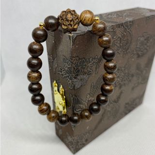 Vòng sánh chìm đeo tay nữ mix charm hoa sen bi mạ vàng 6mm 8mm mùi thơm thanh dịu nhẹ nhàng 007