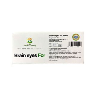 Cốm bổ não Brain Eyes For giúp hỗ trợ tốt cho não bộ và thị lực hộp 30 gói