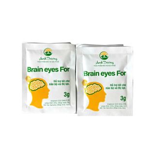 Cốm bổ não Brain Eyes For giúp hỗ trợ tốt cho não bộ và thị lực hộp 30 gói
