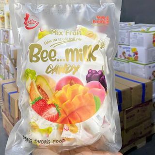 Kẹo Dẻo Trái Cây Tổng Hợp Bee Milk (Thùng 20 Túi x 470gr)