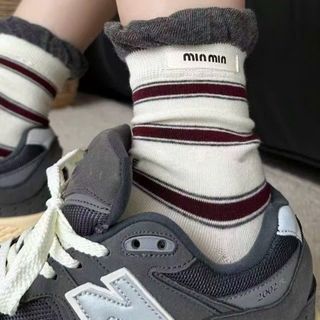 Set 10 đôi tất cổ cao mix màu