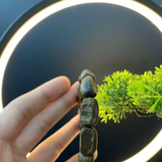 [LIVE] Vòng tay trầm hương Kì Hải Nam chìm nước 9li nặng 10g đen dầu 038