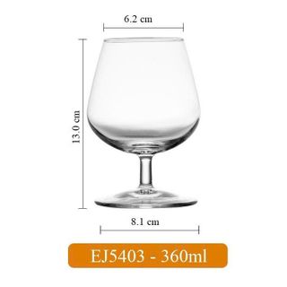 BỘ 6 LY UỐNG RƯỢU VANG DELI 360ML EJ5403